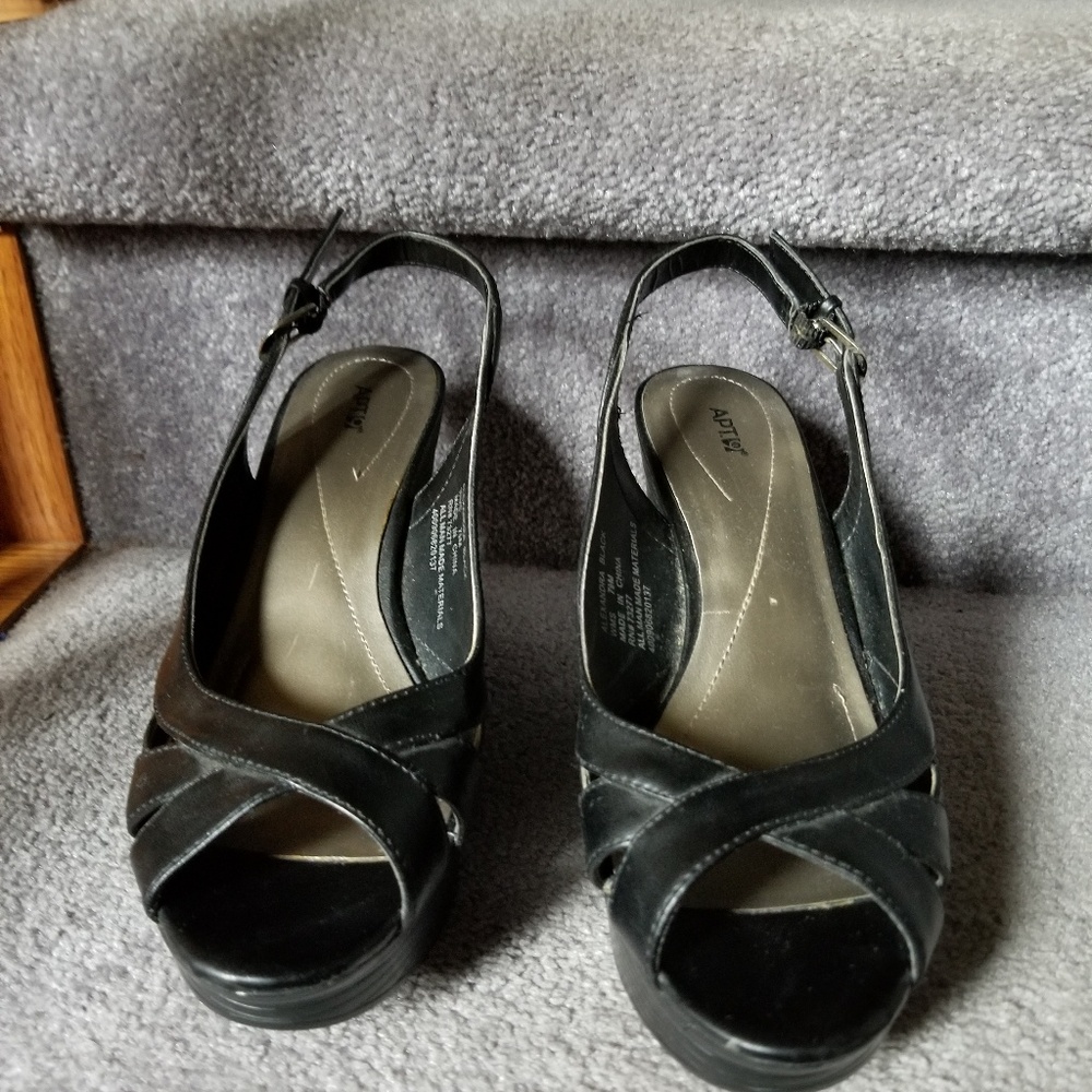 Black Dress Sandals